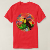 Exotic Flowers Ornitholoog Bird Watcher Exotic B T-shirt (Design voorkant)