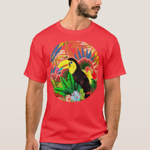 Exotic Flowers Ornitholoog Bird Watcher Exotic B T-shirt