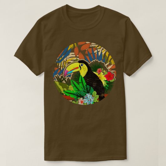 Exotic Flowers Ornitholoog Bird Watcher Exotic B T-shirt (Design voorkant)