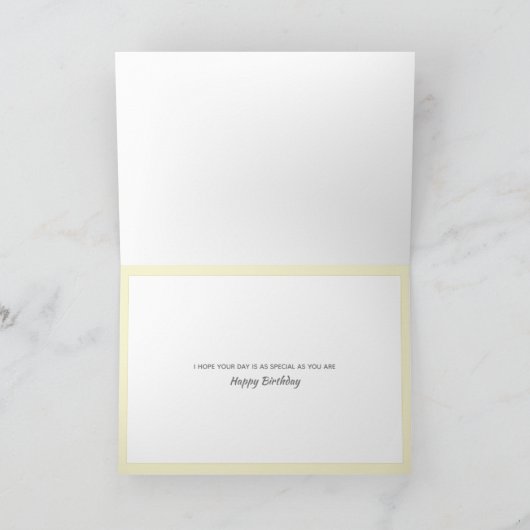 Exotic Flowers Specialized Happy Birthday Kaart (Binnen)