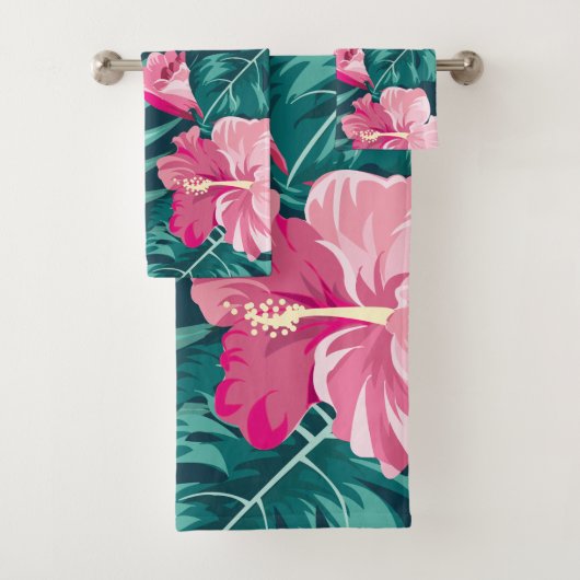 Exotic Flowers zomerontwerp Bad Handdoek (Insitu)