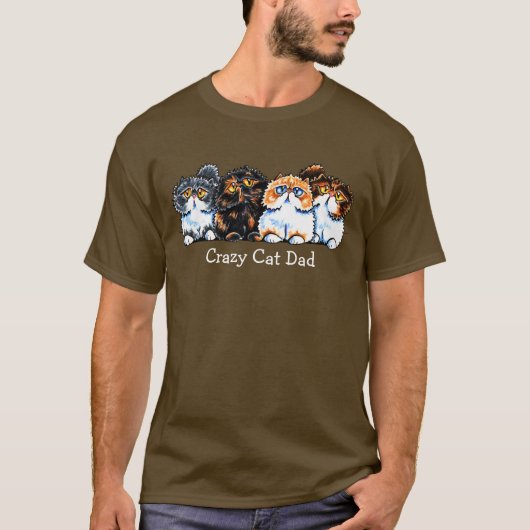 Exotic Foursome Cats Persoonlijk T-shirt (Voorkant)