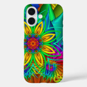 Exotic Fractal Flowers Phone Case (Achterkant)