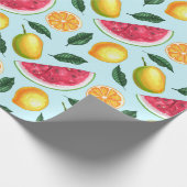 Exotic Fruit Pattern Wrapping Paper Cadeaupapier (Hoek)