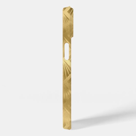 Exotic Gold Geometric Elegant Patroon Case-Mate iPhone Case (Achterkant / Rechts)
