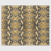 Exotic Gold Python Snakeskin Cadeaupapier (Vlak)