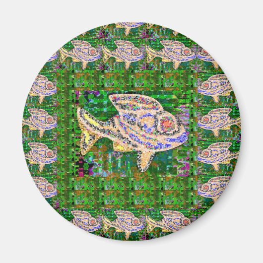 EXOTIC GoldFish Aquatic Pet - Elegante geschenken Magneet (Voorkant)