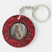 Exotic Graduation Gifts Ranunculus Floral Sleutelhanger (Achterkant)