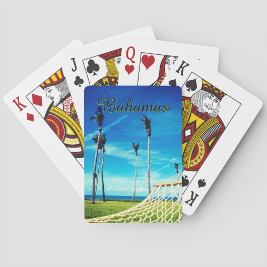 Exotic Hammock Ocean Uitzicht Speelkaarten (Achterkant)