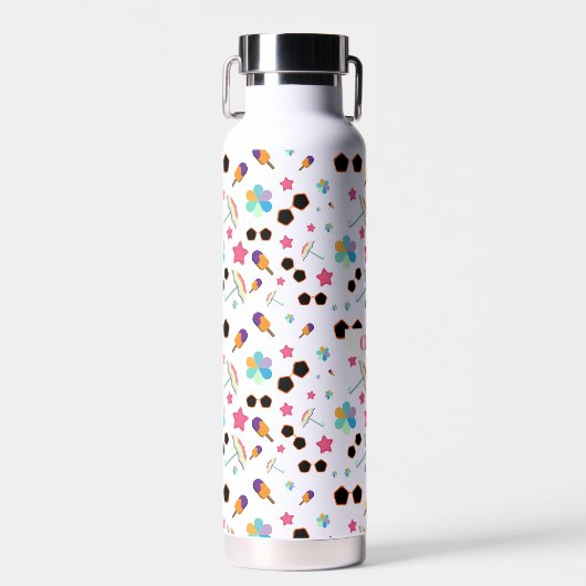 Exotic Hawaii Mode Patroon op maat Waterfles (Voorkant)