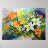 Exotic Hawaiian Flowers Poster (Voorkant)