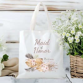Exotic Hawaiian Orchid Waterverf Maid of Honor Tote Bag