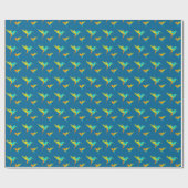 Exotic Hummingbird Blue Cadeaupapier (Vlak)