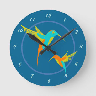 Exotic Hummingbird Blue Ronde Klok
