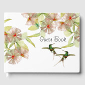 Exotic Hummingbird Vogels Bloemen Gastboek Gastenboek (Voorkant)