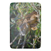 Exotic Iguana, Belize Photography Badmat (Voorkant Verticaal)