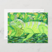 Exotic Iguana Briefkaart (Voorkant / Achterkant)