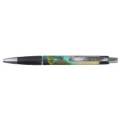 Exotic Indian Blue Peacock Pen (Achterkant)