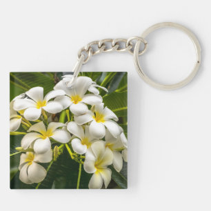 Exotic Island Plumeria Sleutelhanger