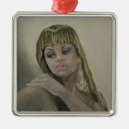 Exotic Jewel II Premium Square Ornament (Voorkant)