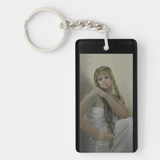 Exotic Jewel II Rectangle Sleutelhanger (Voorkant)