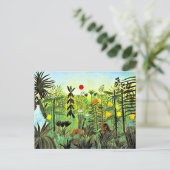 Exotic Landscape with Lion and Lioness, Briefkaart (Staand voorkant)