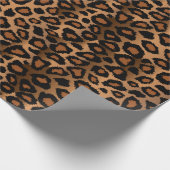 Exotic Leopard Animal Skin Print Cadeaupapier (Hoek)