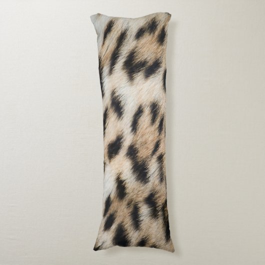 Exotic Leopard Print Body Pillow Lichaamskussen (Voorkant Verticaal)