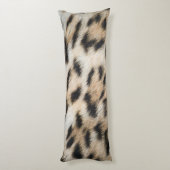 Exotic Leopard Print Body Pillow Lichaamskussen (Achterkant (Verticaal))