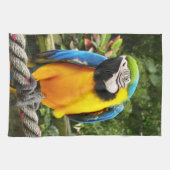 Exotic Macaw Parrot Theedoek (Horizontaal)