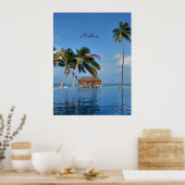 Exotic Maldives Poster (Keuken)