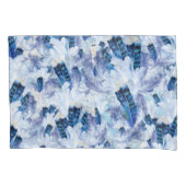 Exotic Mix Blue Bird Print Kussensloop (Voorkant-Links)