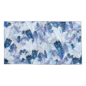 Exotic Mix Blue Bird Print Kussensloop (Achterkant)