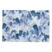 Exotic Mix Blue Bird Print Kussensloop (Achterkant)