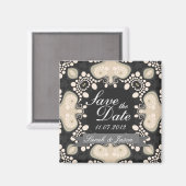Exotic Modern Tribal Save the Date Wedding Magnet (Voorkant / Achterkant)