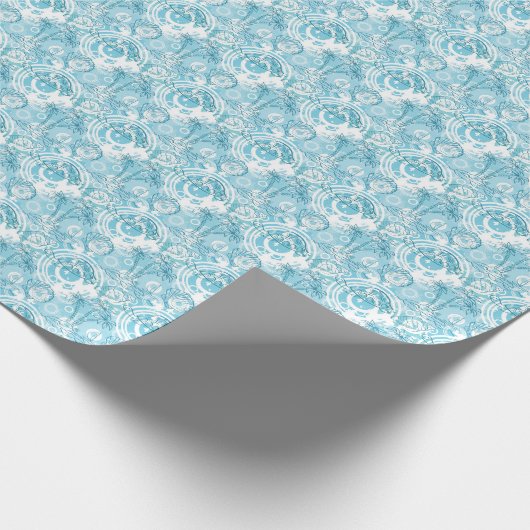 exotic ocean pattern cadeaupapier (Hoek)