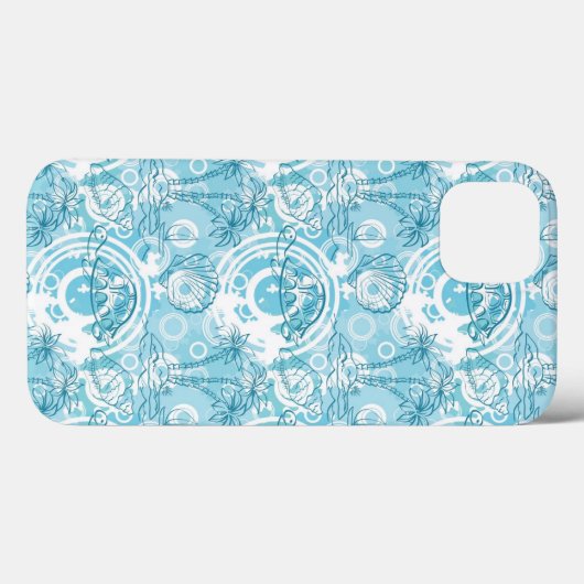 exotic ocean pattern Case-Mate iPhone case (Achterkant (horizontaal))