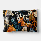 Exotic Oerwoud Safari Zebra Cosmetic Bag Etui (Achterkant)