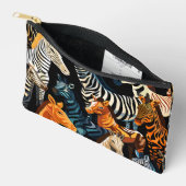 Exotic Oerwoud Safari Zebra Cosmetic Bag Etui (Open)