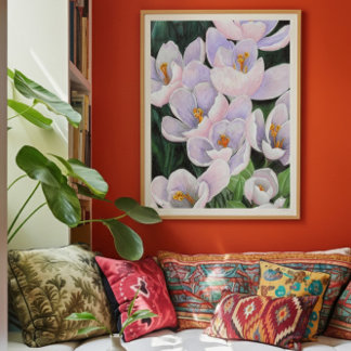 Exotic Orchid Art Print - 20 x 25 cm Glossy Poster