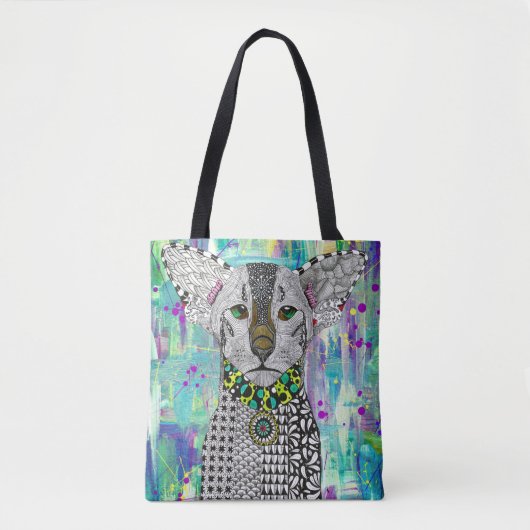 Exotic Oriental Shorthair Cat Canvas tas (Voorkant)