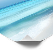 Exotic Palm Beach Turquoise Water Sunny Paradise Perfect Poster (Hoek)
