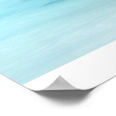 Exotic Palm Beach Turquoise Water Sunny Paradise Poster (Hoek)