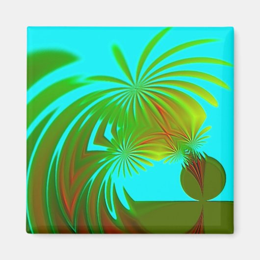 Exotic Palms Magnet (Voorkant)