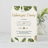 Exotic Paradise repetitie diner Kaart (Staand voorkant)