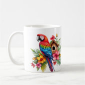 Exotic Parrot Art Cup Koffiemok (Links)
