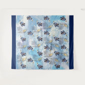 Exotic Parrot Bird Tone Feathers Wandkleed (Voorkant (horizontaal))