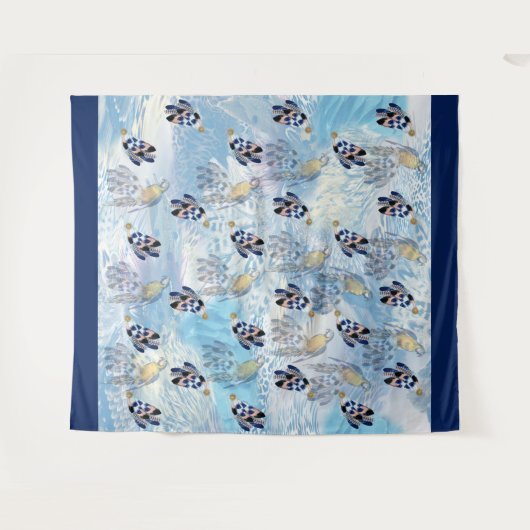 Exotic Parrot Bird Tone Feathers Wandkleed (Voorkant (horizontaal))