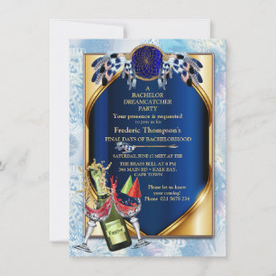 Exotic Parrot Blue tone veren Bachelor Party