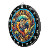Exotic Parrot Dartboard voor levendige kamers Dartbord (Voorkant Rechts)